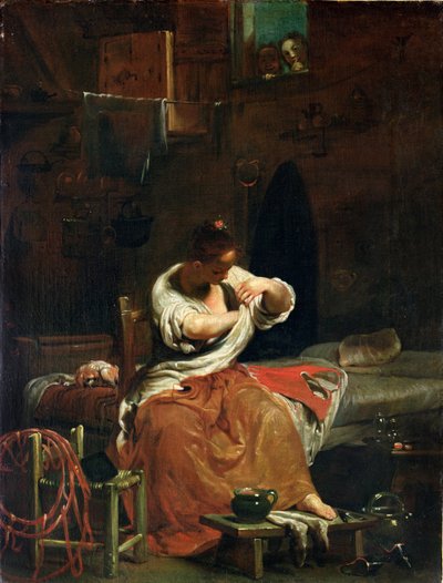 La puce, vers 1715-20 - Giuseppe Maria Crespi